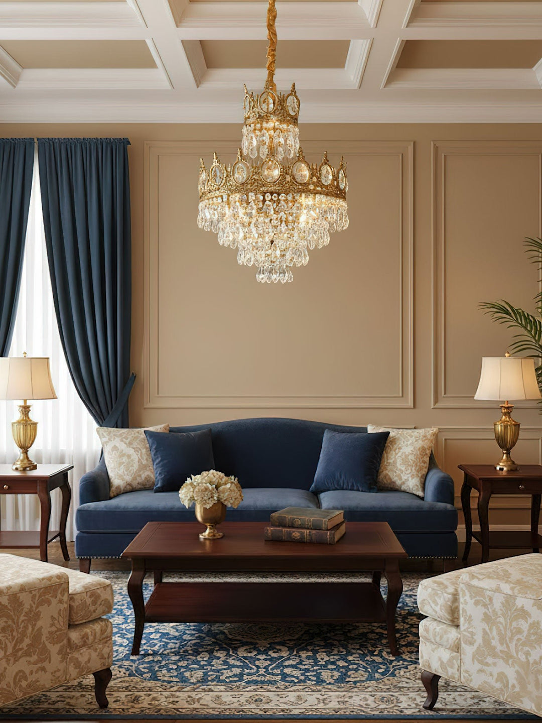 Vintage Crystal Chandelier - Vakkerlight