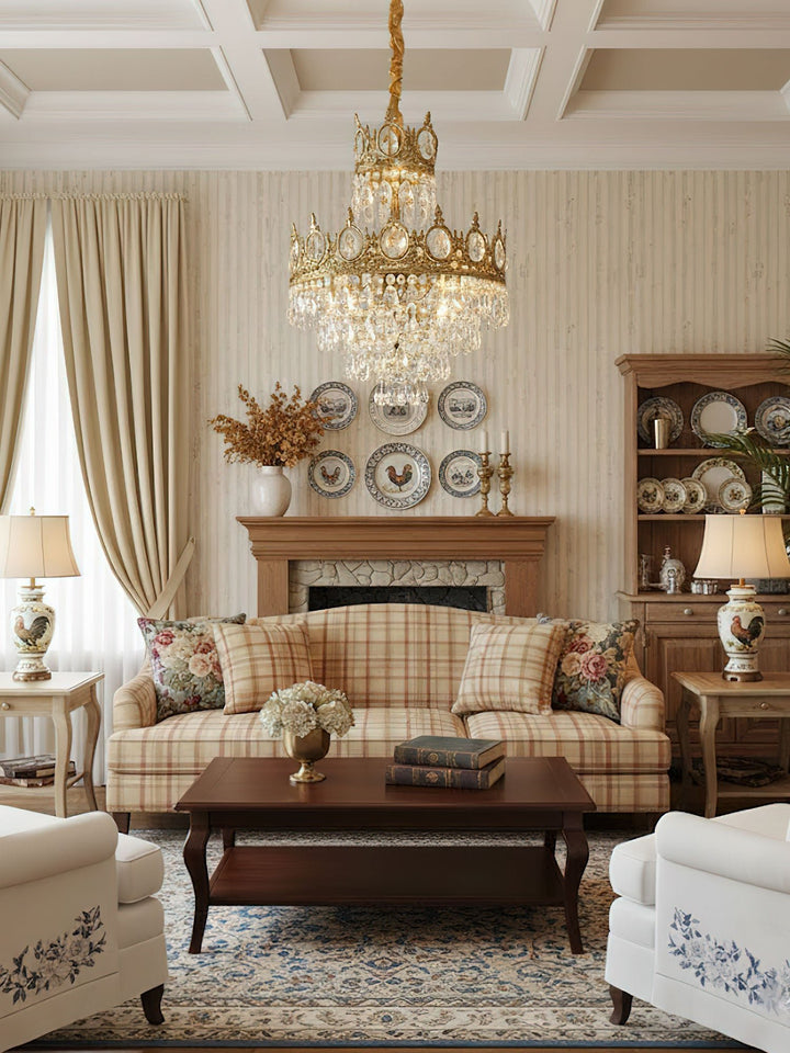 Vintage Crystal Chandelier - Vakkerlight