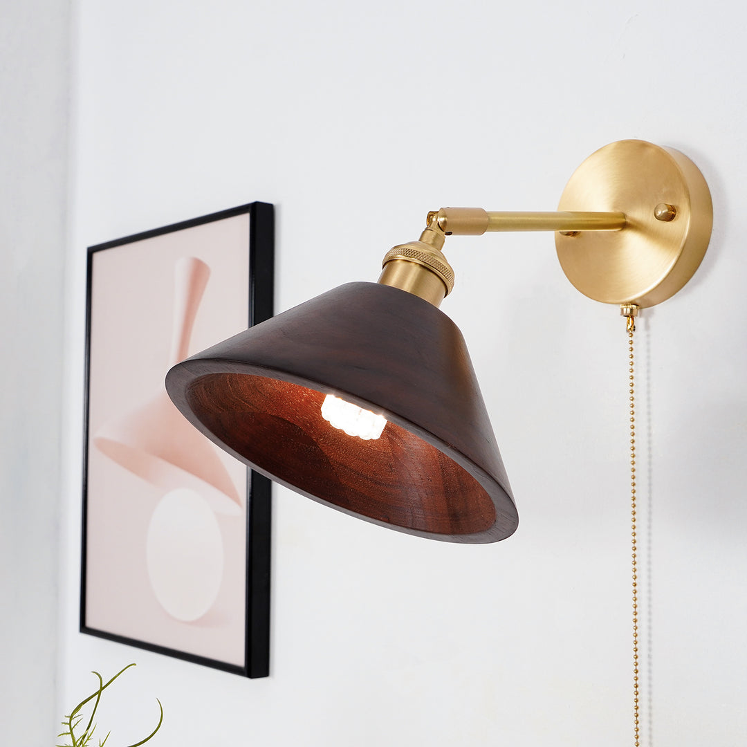 Vintage Wood Wall Sconces - Vakkerlight