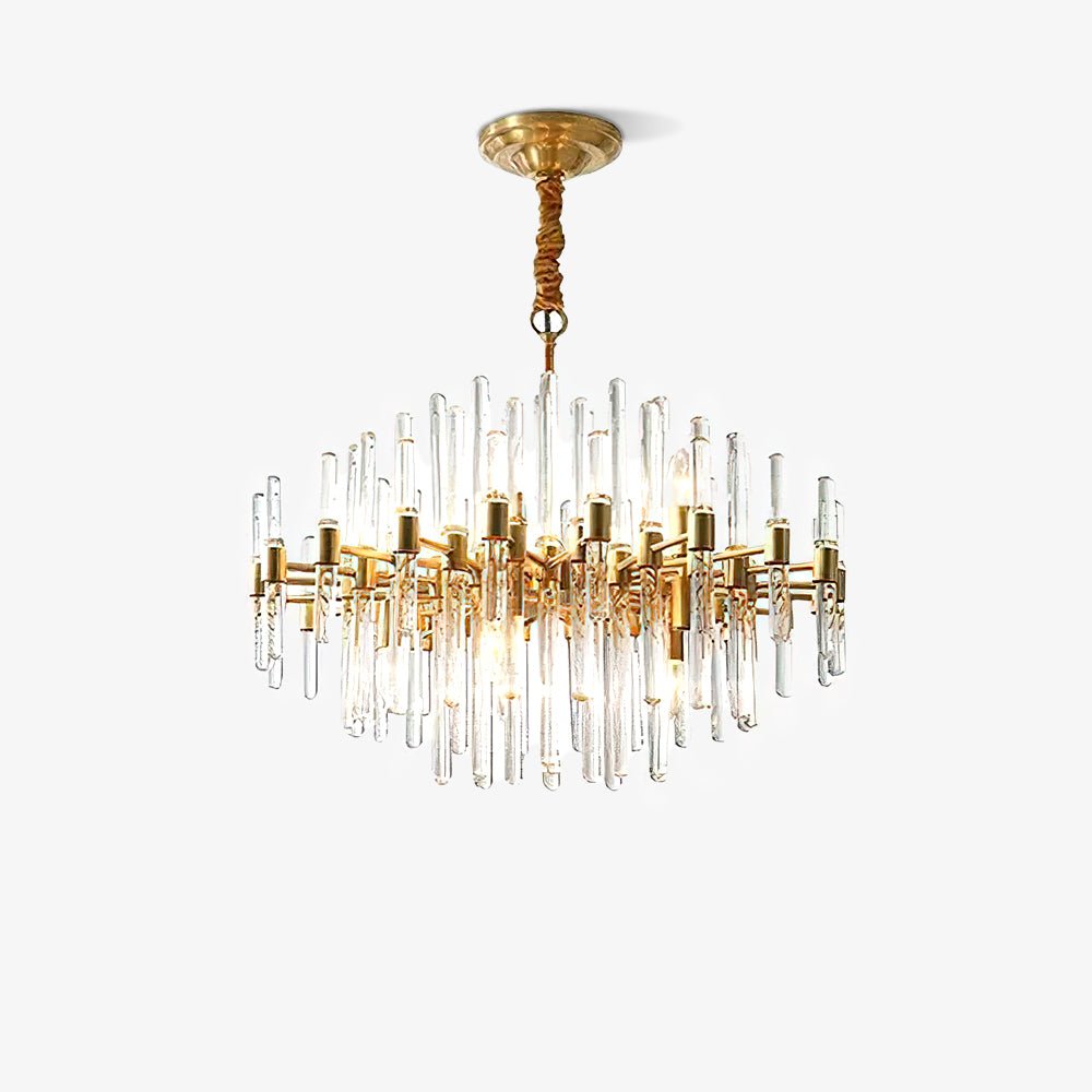 Vintage Antique Brass Chandelier - Vakkerlight