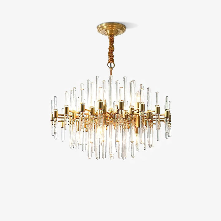 Vintage Antique Brass Chandelier - Vakkerlight