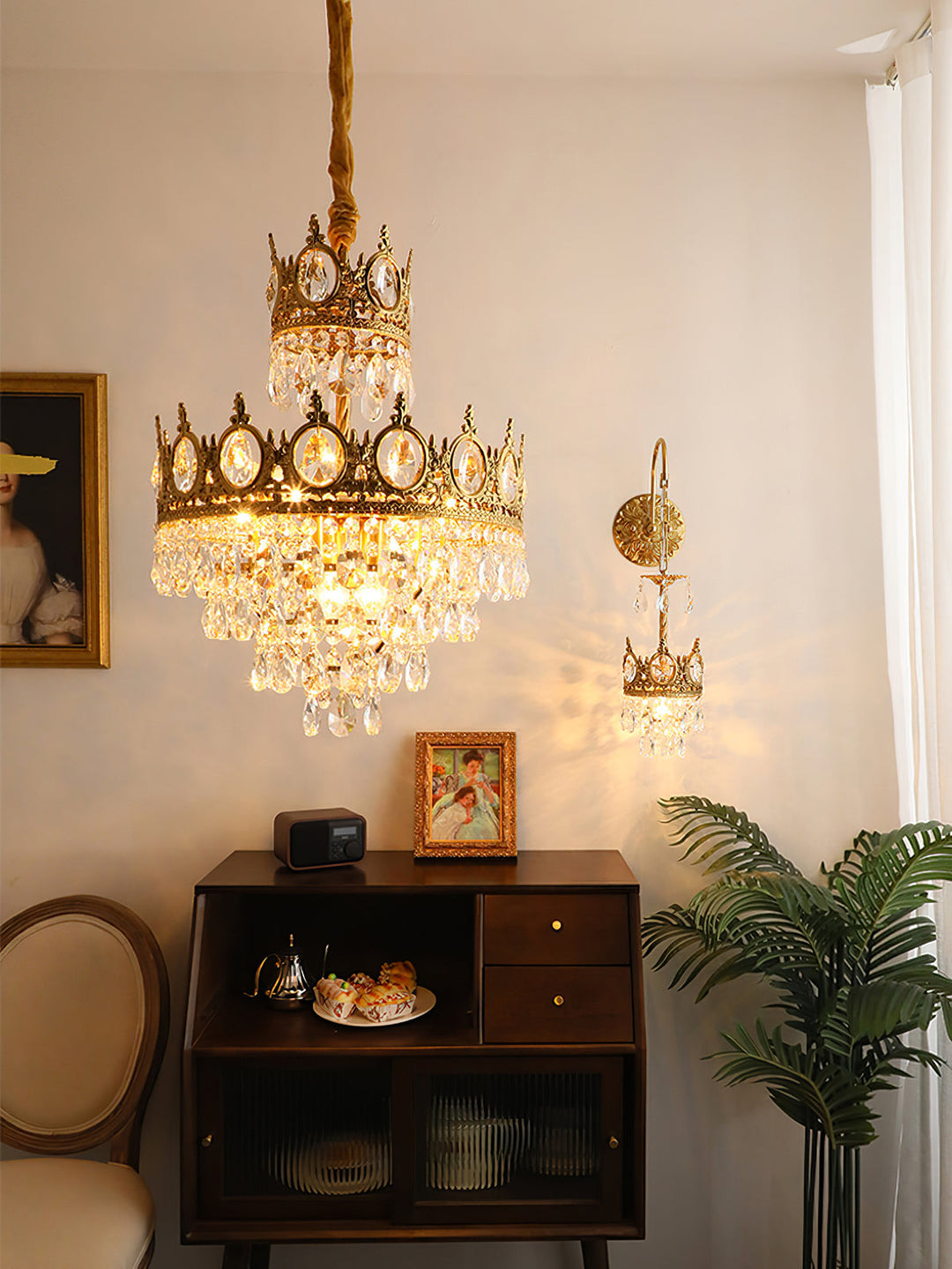 Vintage Crystal Chandelier - Vakkerlight