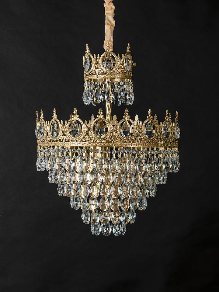 Vintage Crystal Chandelier - Vakkerlight