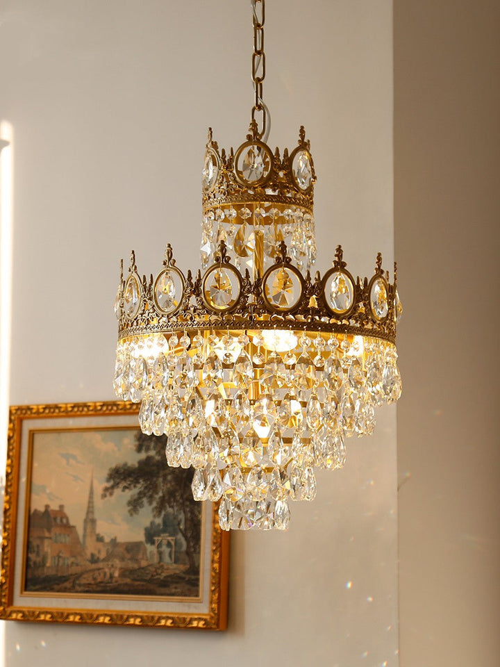 Vintage Crystal Chandelier - Vakkerlight