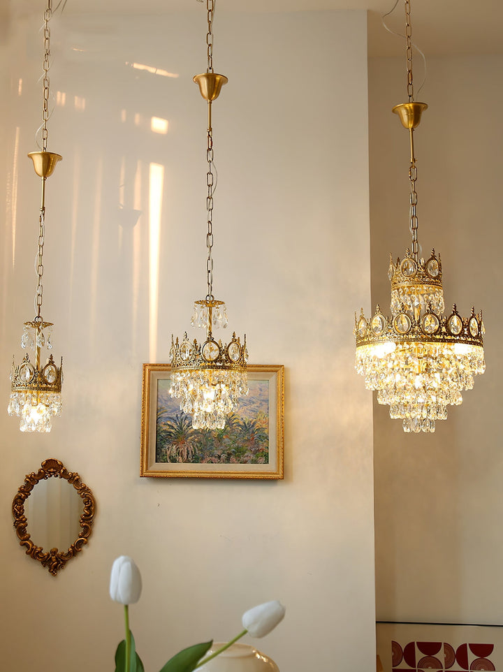 Vintage Crystal Chandelier - Vakkerlight