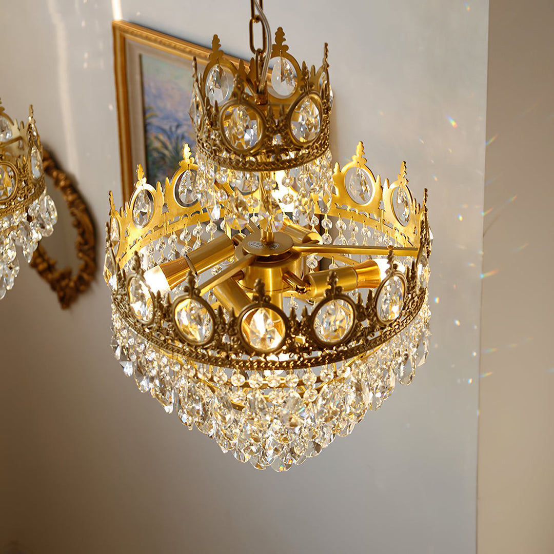 Vintage Crystal Chandelier - Vakkerlight