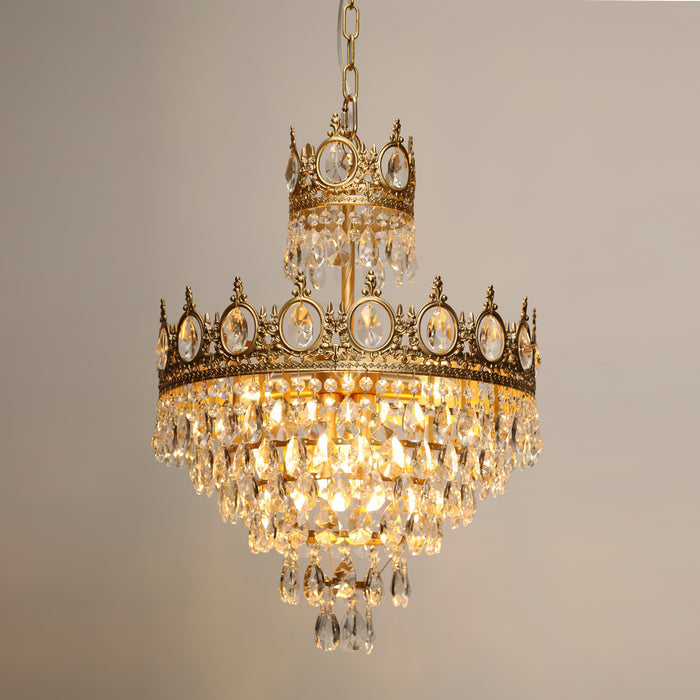 Vintage Crystal Chandelier - Vakkerlight