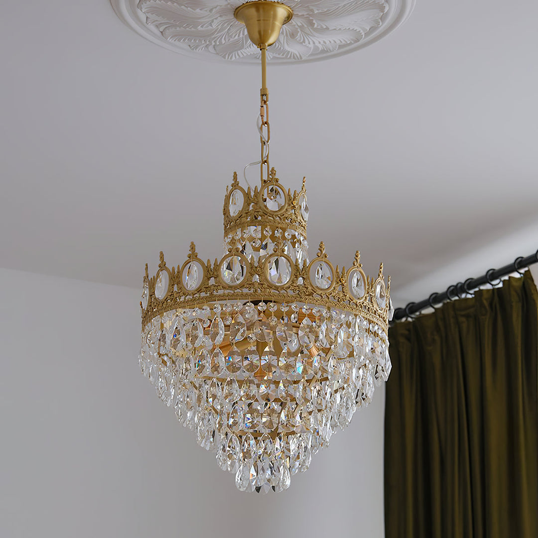 Vintage Crystal Chandelier - Vakkerlight