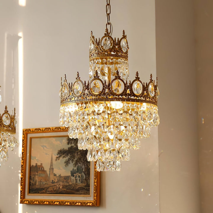 Vintage Crystal Chandelier - Vakkerlight