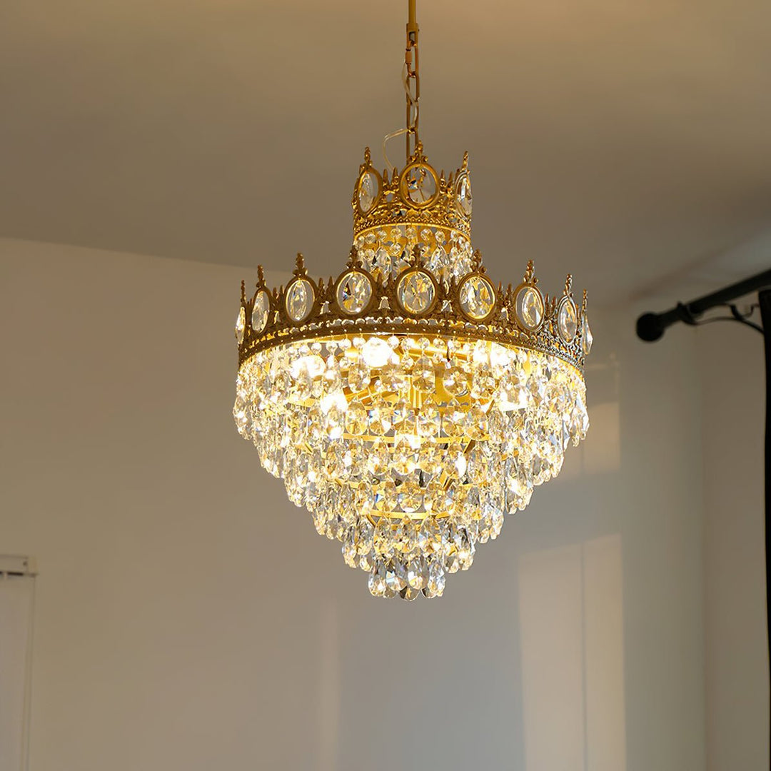 Vintage Crystal Chandelier - Vakkerlight