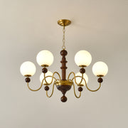 Vintage Curved Sphere Chandelier