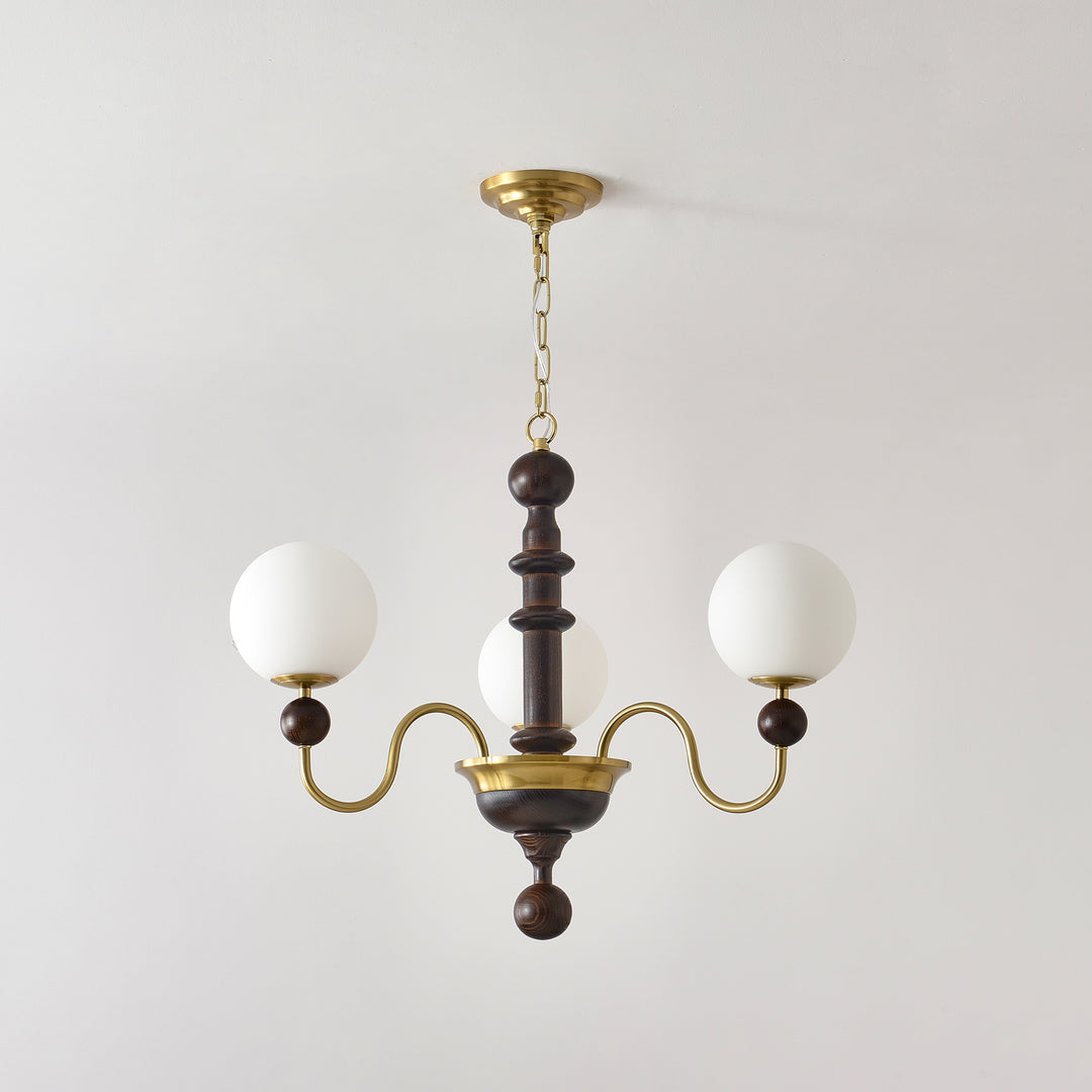 Vintage Curved Sphere Chandelier - Vakkerlight