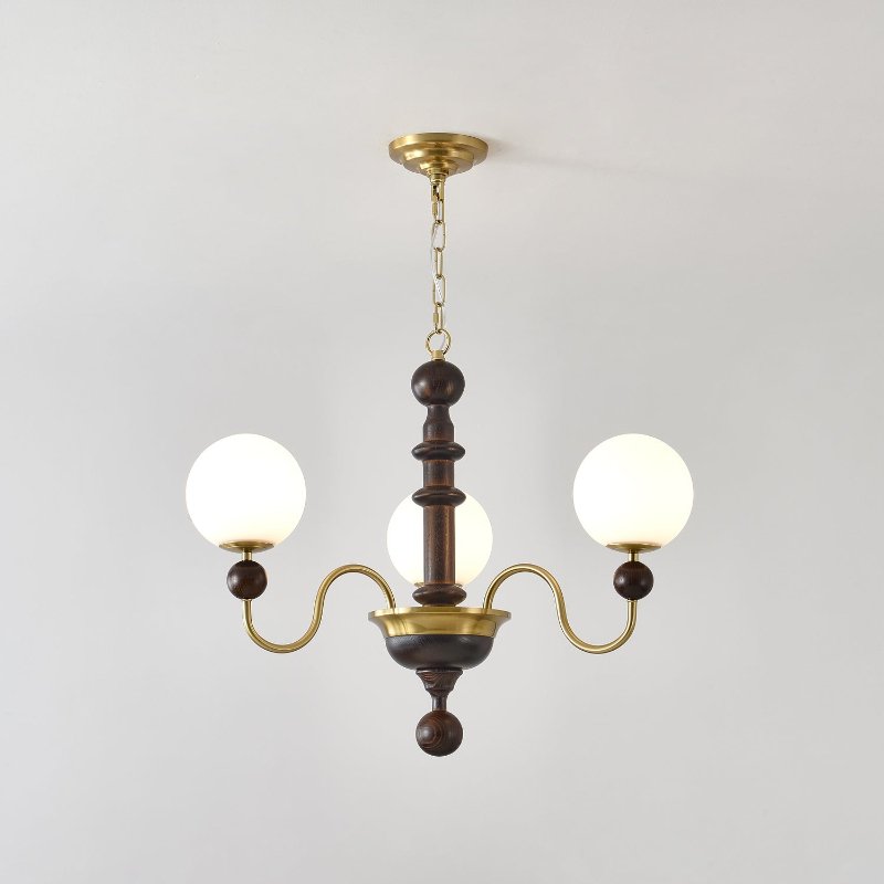 Vintage Curved Sphere Chandelier - Vakkerlight