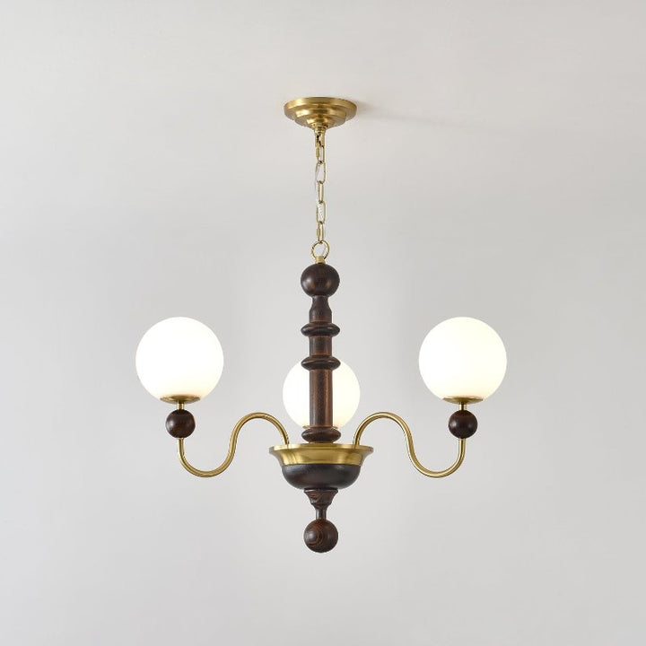 Vintage Curved Sphere Chandelier - Vakkerlight