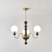 Vintage Curved Sphere Chandelier