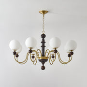 Vintage Curved Sphere Chandelier