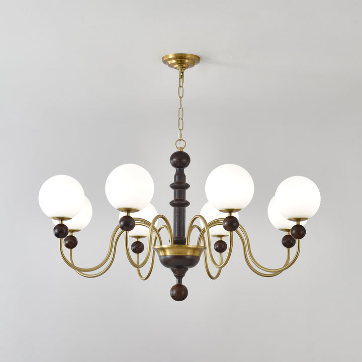 Vintage Curved Sphere Chandelier - Vakkerlight