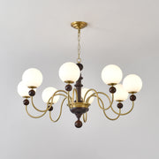 Vintage Curved Sphere Chandelier