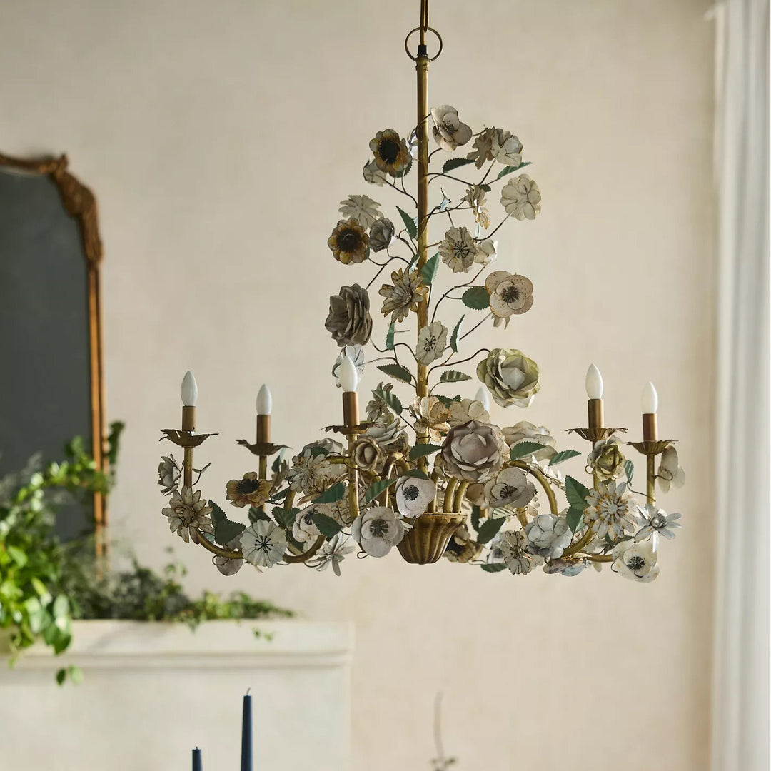 Vintage Floral Chandelier - Vakkerlight