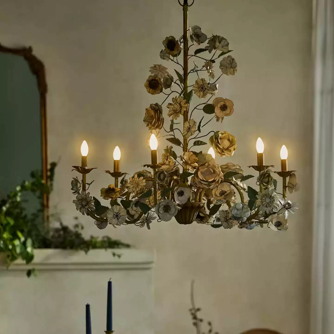 Vintage Floral Chandelier - Vakkerlight