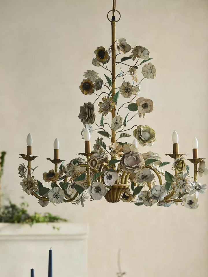 Vintage Floral Chandelier - Vakkerlight