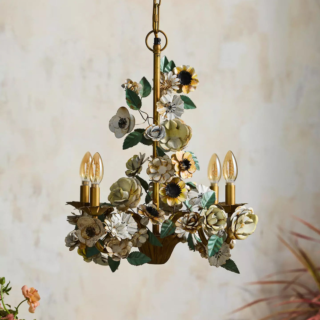 Vintage Floral Chandelier - Vakkerlight