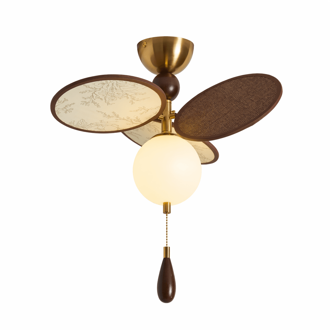 Vintage Floral Disc Ceiling Light - Vakkerlight