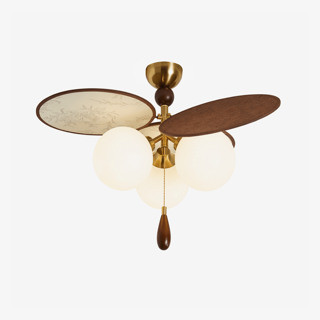 Vintage Floral Disc Ceiling Light - Vakkerlight