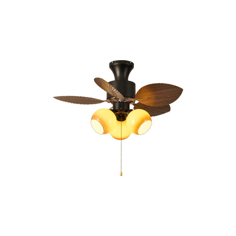 Vintage Leaf Ceiling Fan Light - Vakkerlight