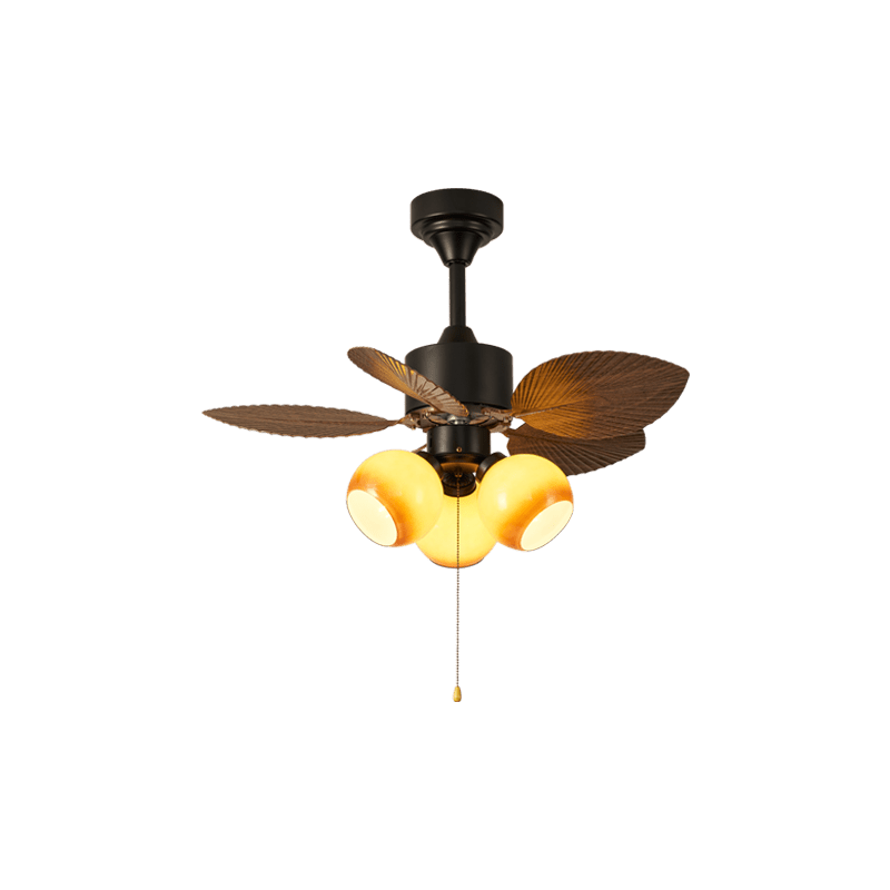 Vintage Leaf Ceiling Fan Light - Vakkerlight