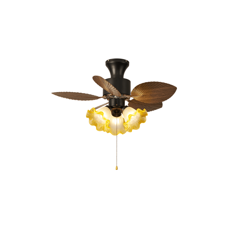 Vintage Leaf Ceiling Fan Light - Vakkerlight