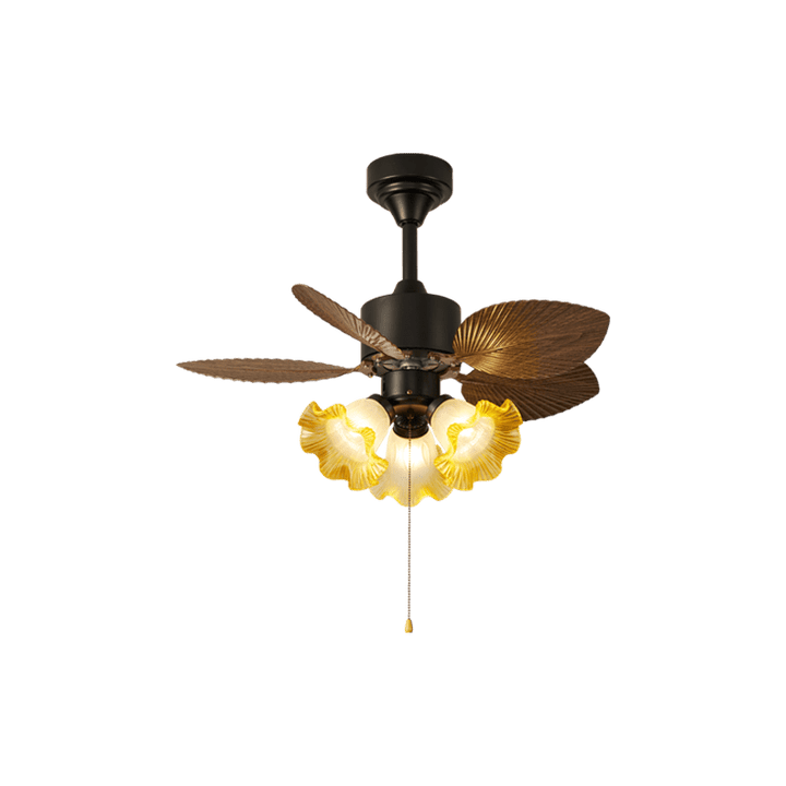 Vintage Leaf Ceiling Fan Light - Vakkerlight