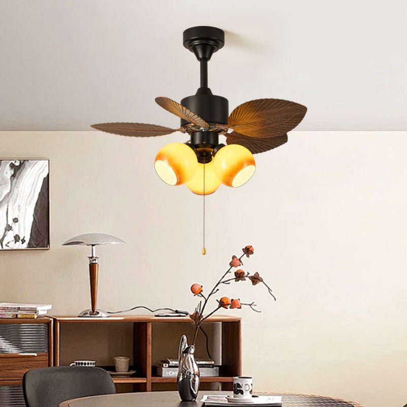 Vintage Leaf Ceiling Fan Light - Vakkerlight