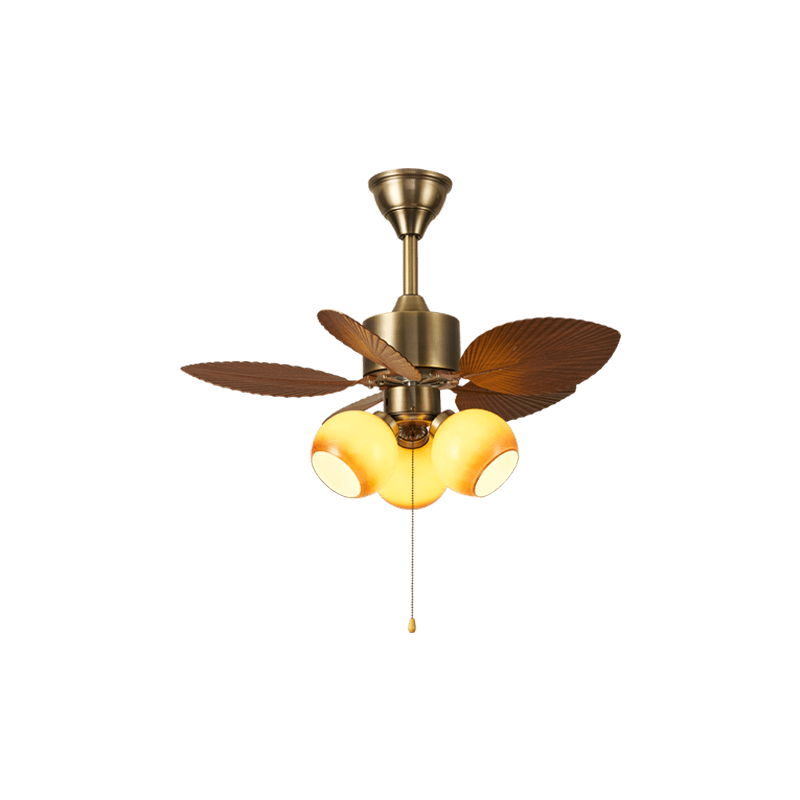 Vintage Leaf Ceiling Fan Light - Vakkerlight