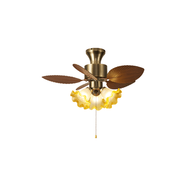 Vintage Leaf Ceiling Fan Light - Vakkerlight