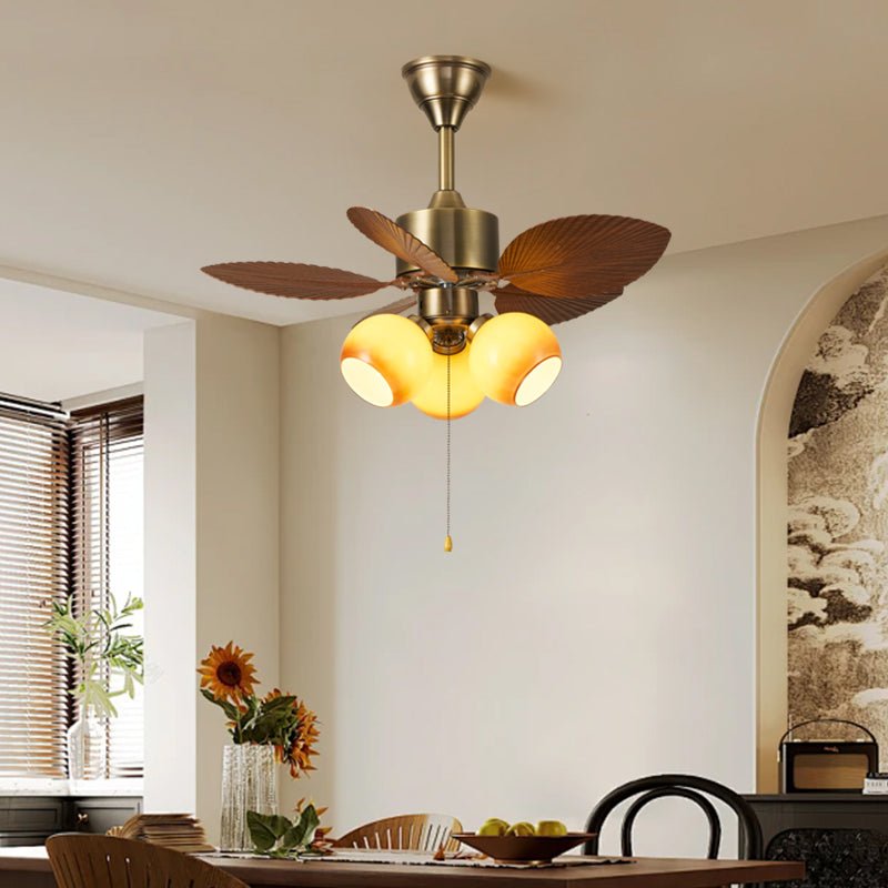 Vintage Leaf Ceiling Fan Light - Vakkerlight