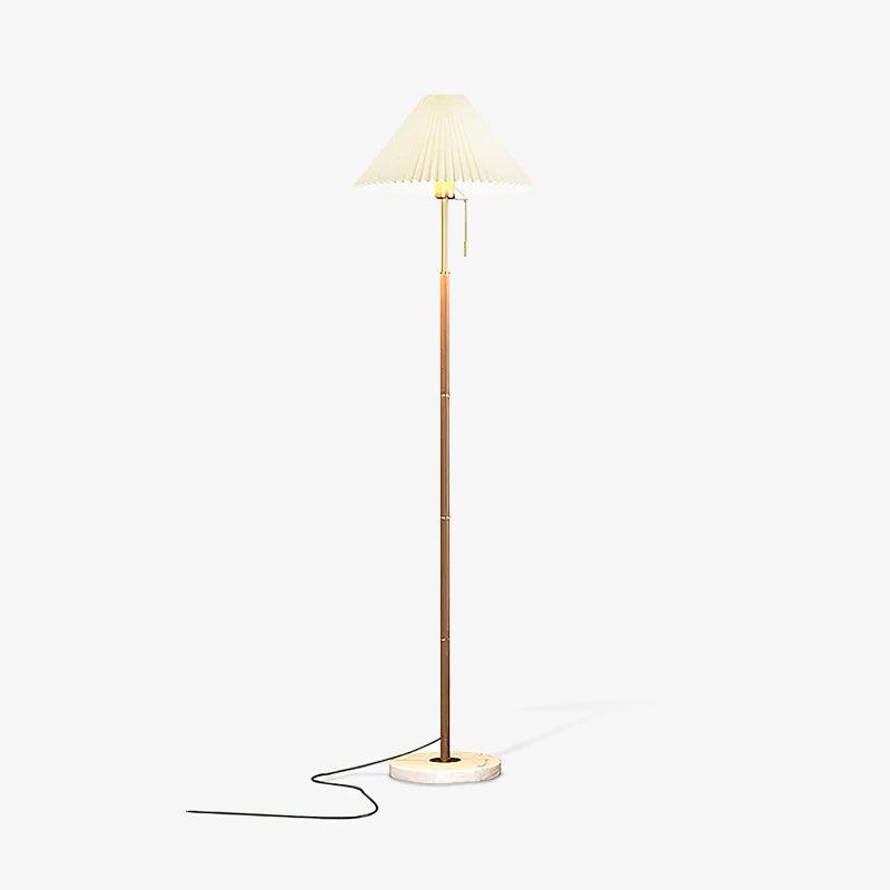 Vintage Pleated Floor Lamp - Vakkerlight