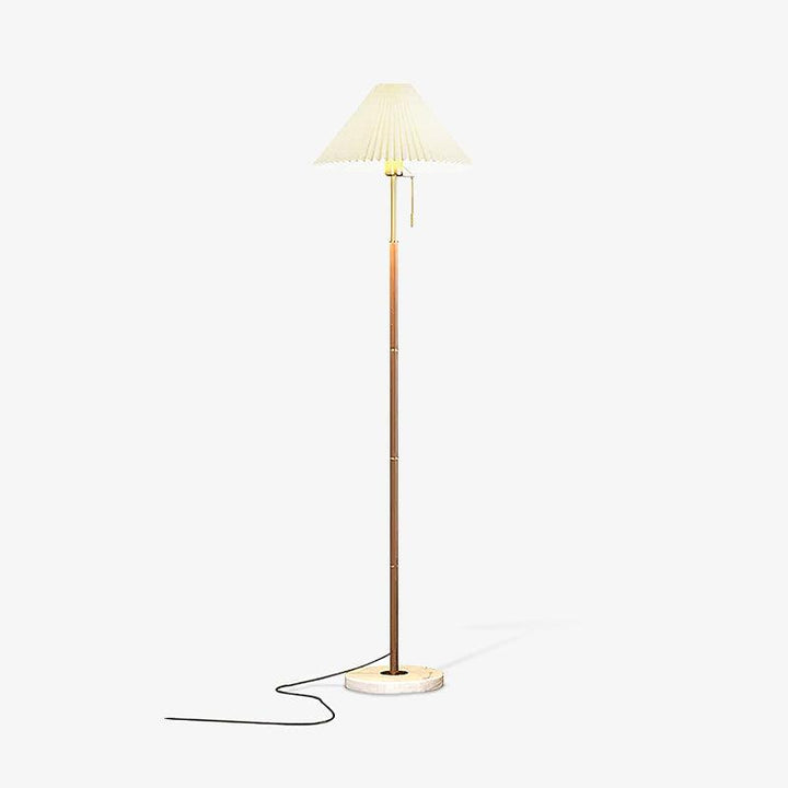 Vintage Pleated Floor Lamp - Vakkerlight