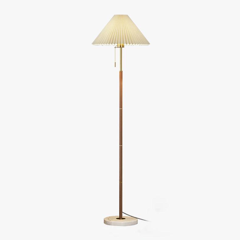 Vintage Pleated Floor Lamp - Vakkerlight