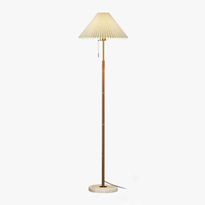 Vintage Pleated Floor Lamp - Vakkerlight