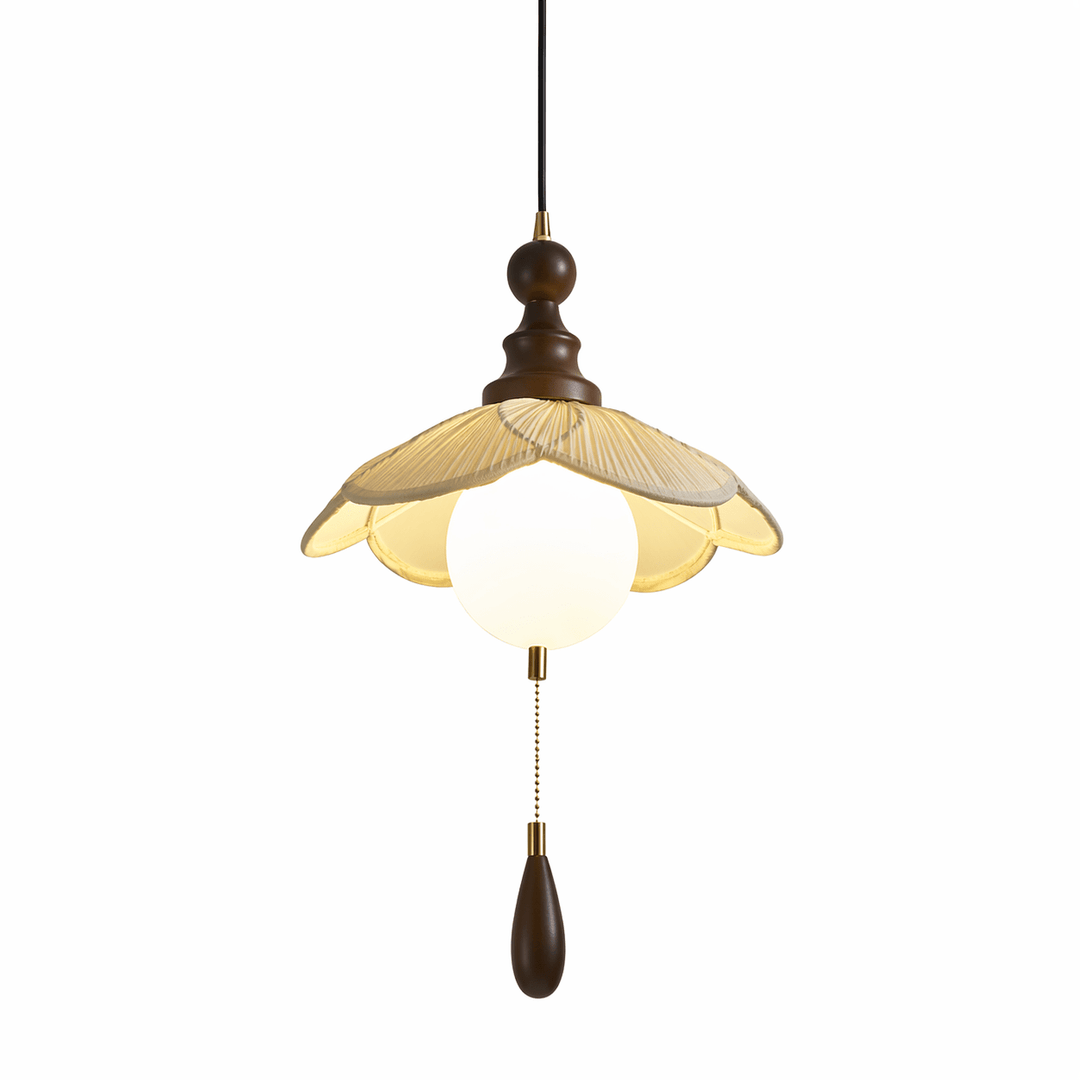 Vintage Pleated Petal Pendant Light - Vakkerlight