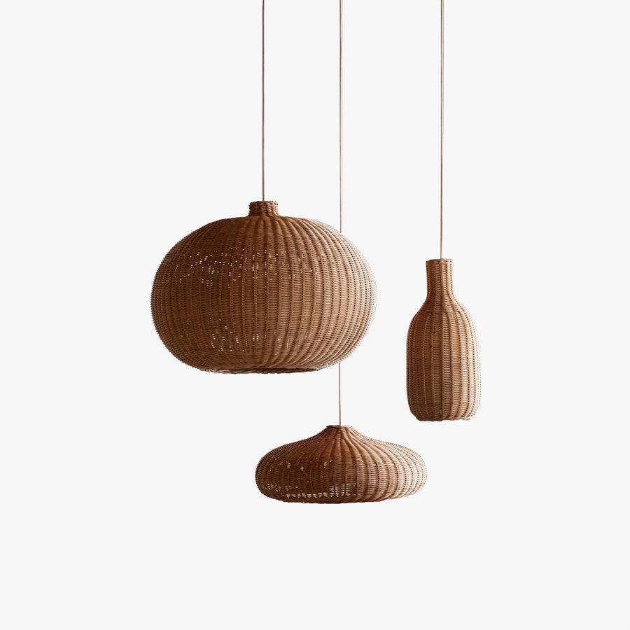 Vintage Rattan Pendant Lamp - Vakkerlight