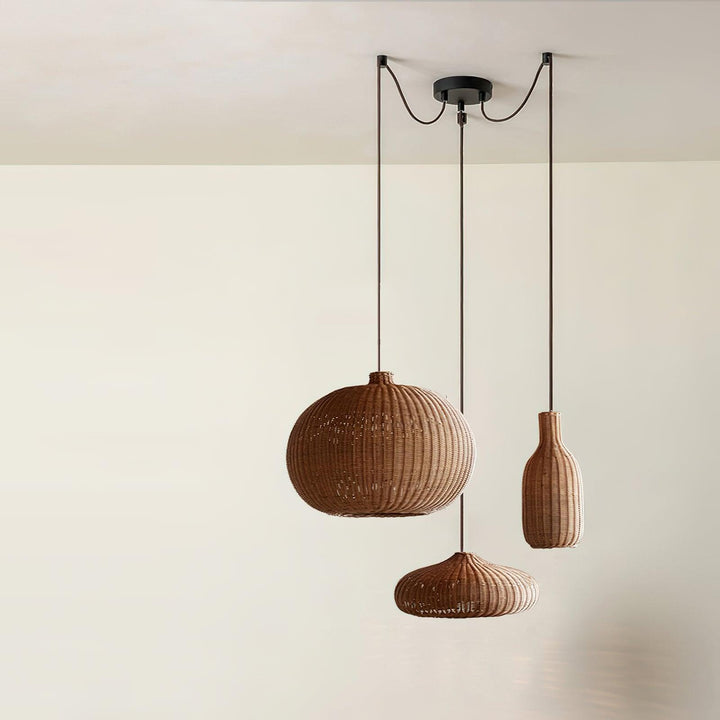 Vintage Rattan Pendant Lamp - Vakkerlight