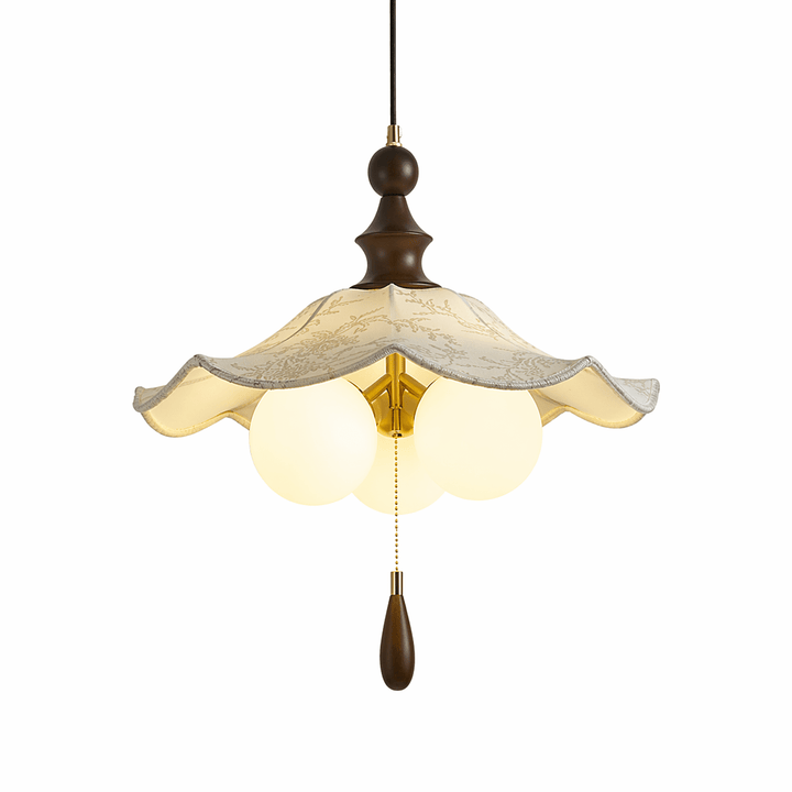 Vintage Scalloped Floral Pendant Light - Vakkerlight