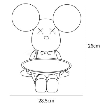 Violet Bear トレイデスクランプ — Dimension drawings 2