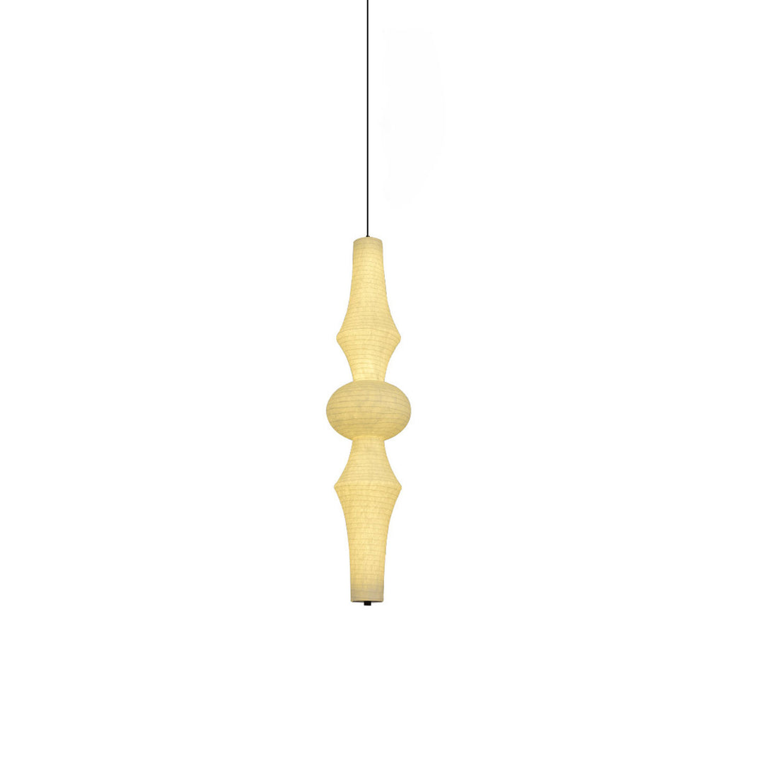 Virelia Sculptural Mulberry Silk Pendant Light - Vakkerlight