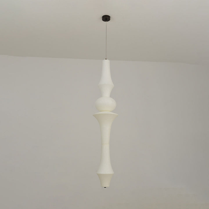 Virelia Sculptural Mulberry Silk Pendant Light - Vakkerlight
