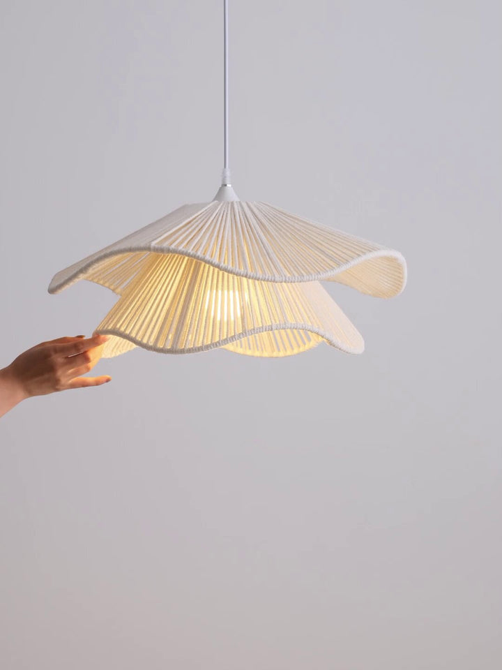 Virella Wave Cotton Rope Pendant