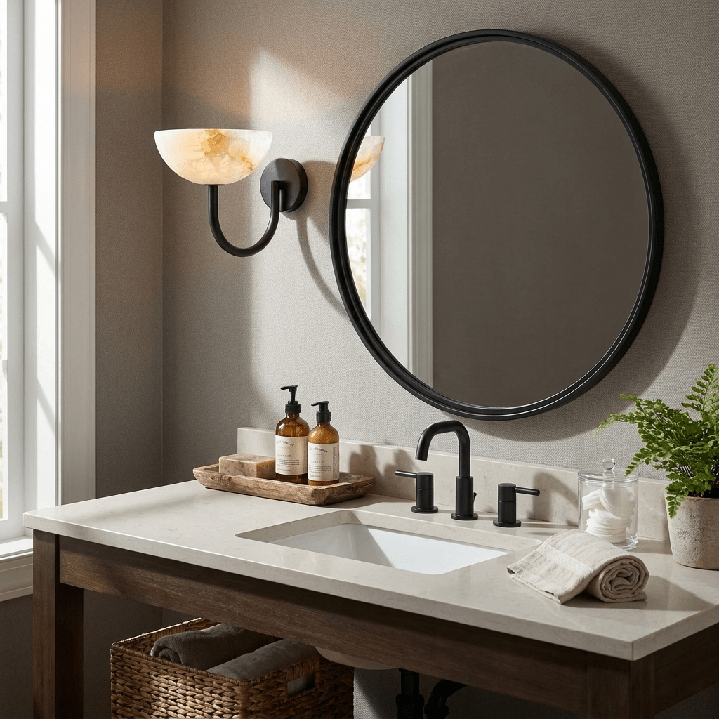 Virelle Alabaster Bowl Wall Sconce - Vakkerlight