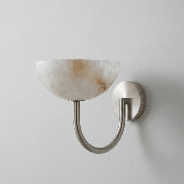 Virelle Alabaster Bowl Wall Sconce - Vakkerlight